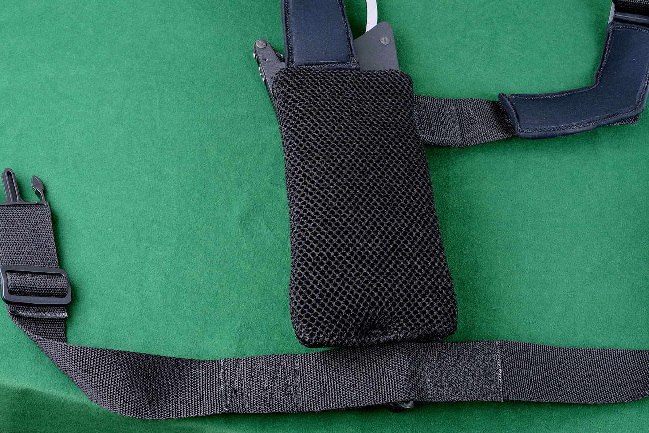 "Ananka" custom modular sheath frame ventilated pad,  mounted