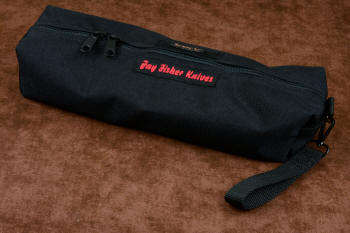 "Axia" Custom tactical knife, mini-duffle exterior